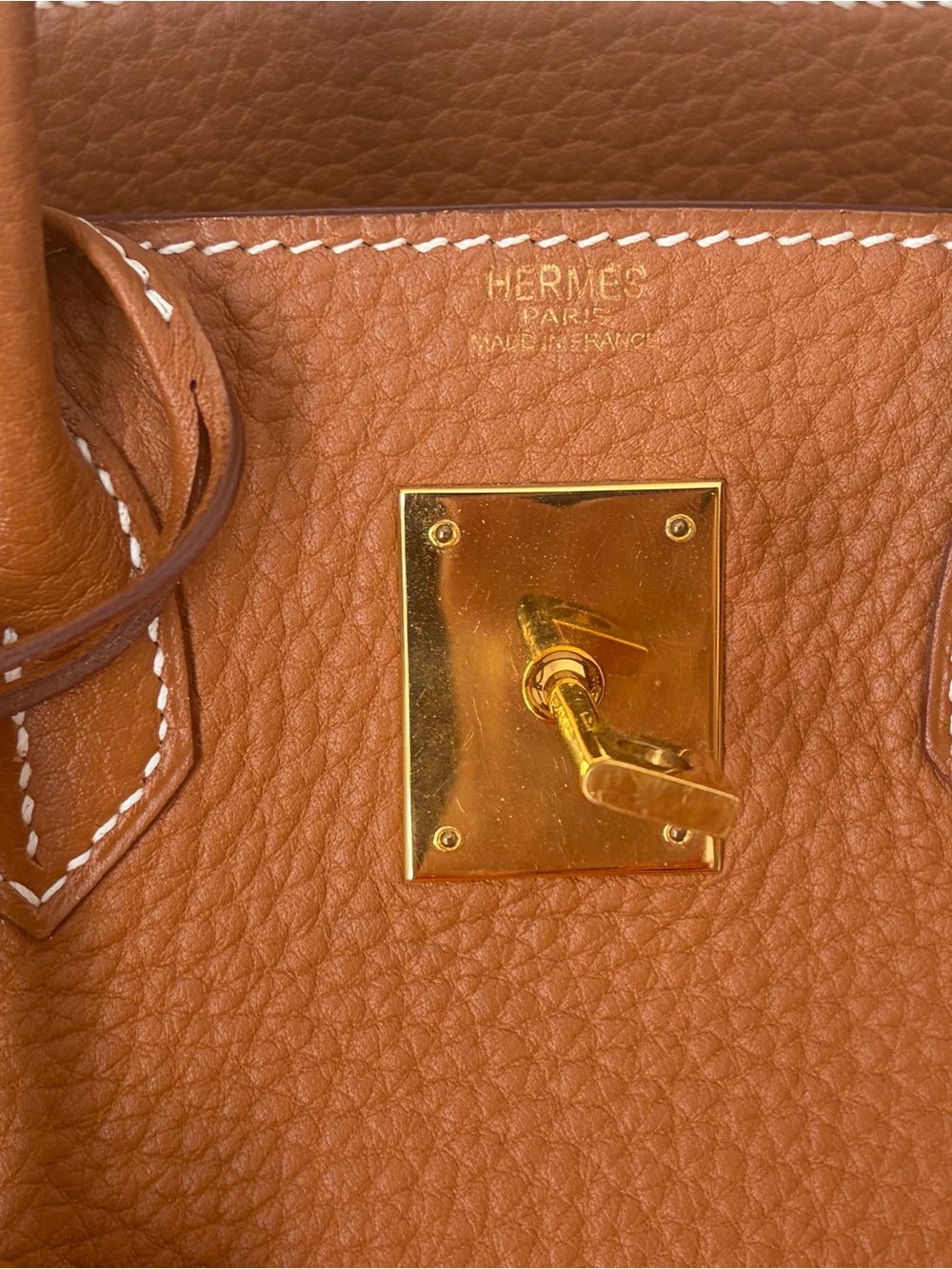 Hermes Birkin Gold Fjord Leather with Gold hardware - Picture 4 of 17